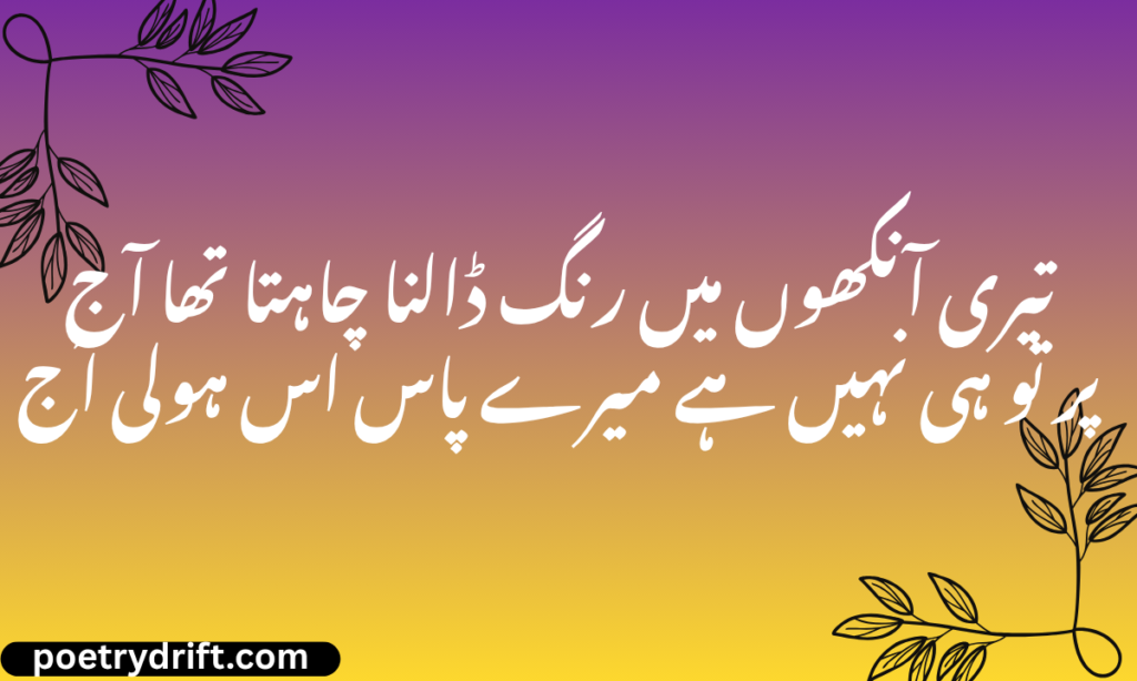 Holi Sad Shayari in Hindi for Girlfriend