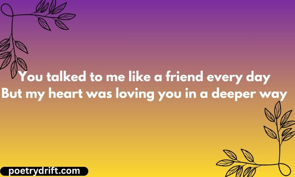 One Sided Love Shayari in English