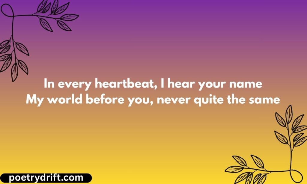 Romantic English Poetry 2 Lines