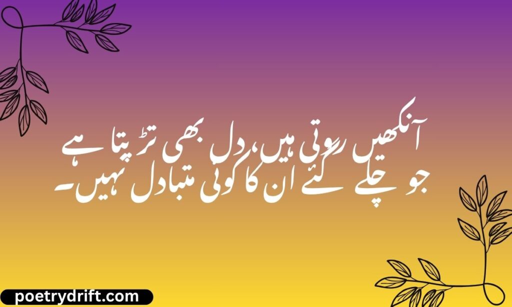 Sad Death Poetry In Urdu 2 Lines Text