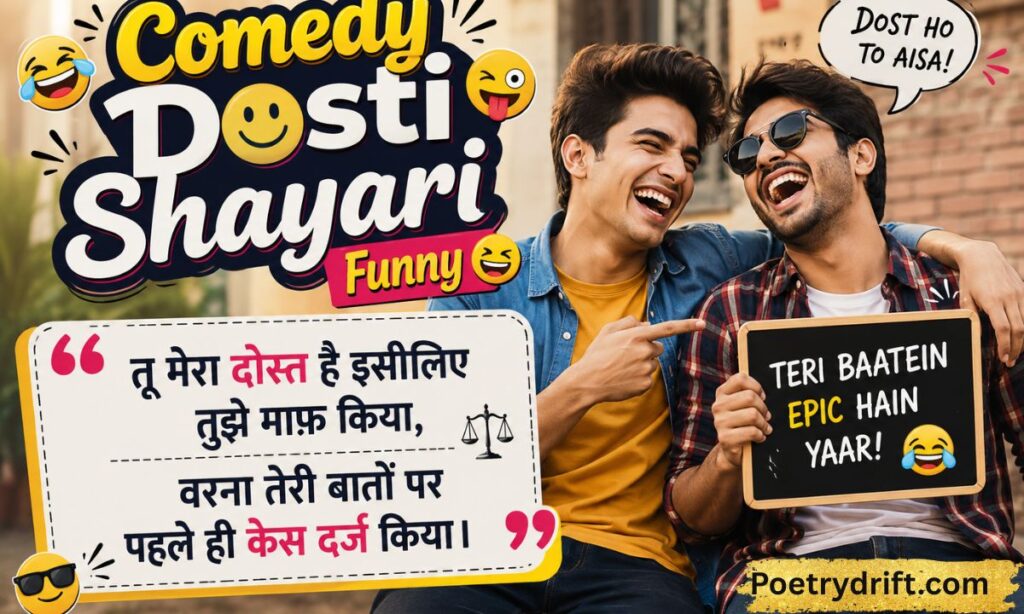 Comedy Dosti Shayari Funny