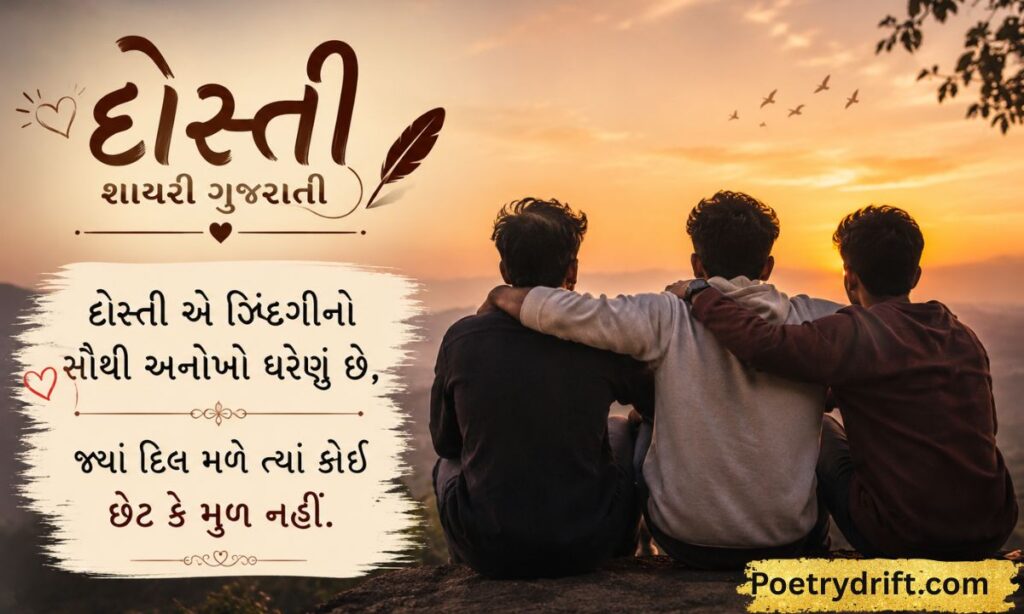 Dosti Shayari Gujarati