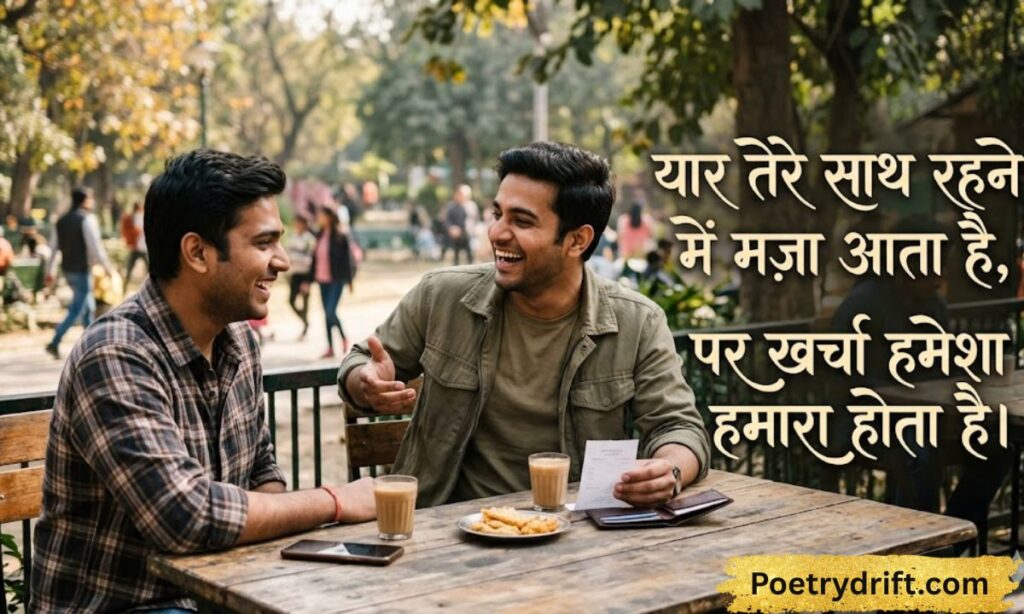 Double Meaning Shayari on Friend