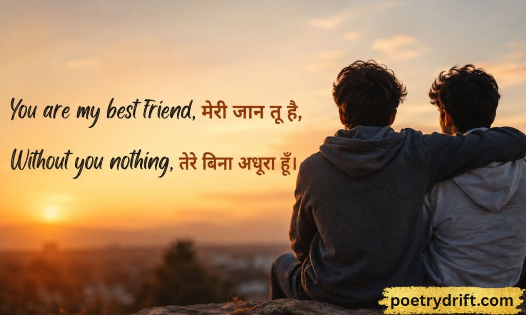 Friendship Shayari in English and Hindi