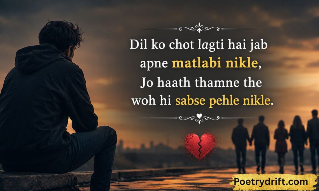 Heart Touching Matlabi Log Shayari in English