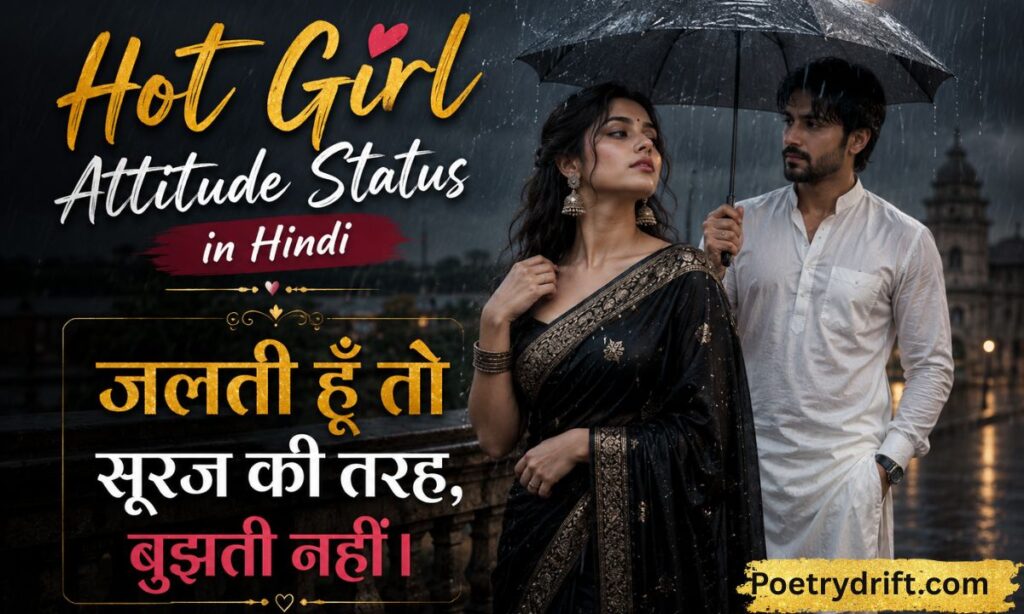Hot Girl Attitude Status in Hindi