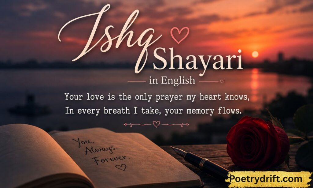 Ishq Shayari in English