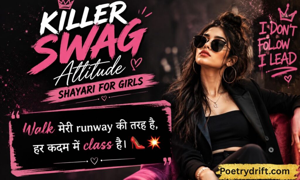 Killer Swag Attitude Shayari for Girls
