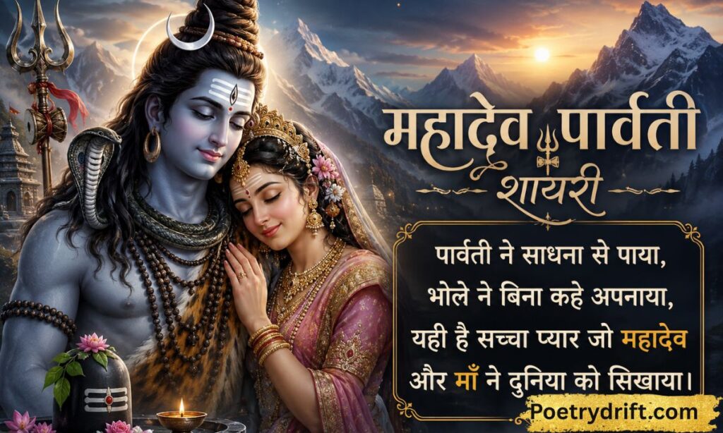 Mahadev Parvati Shayari