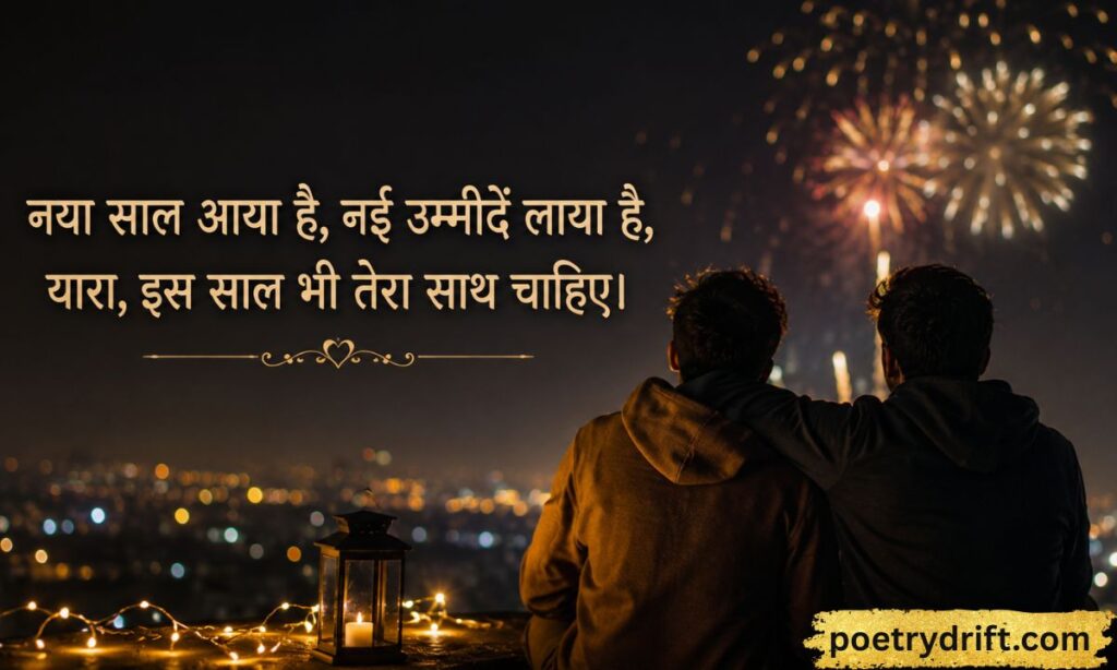New Year Friendship Shayari in Hindi