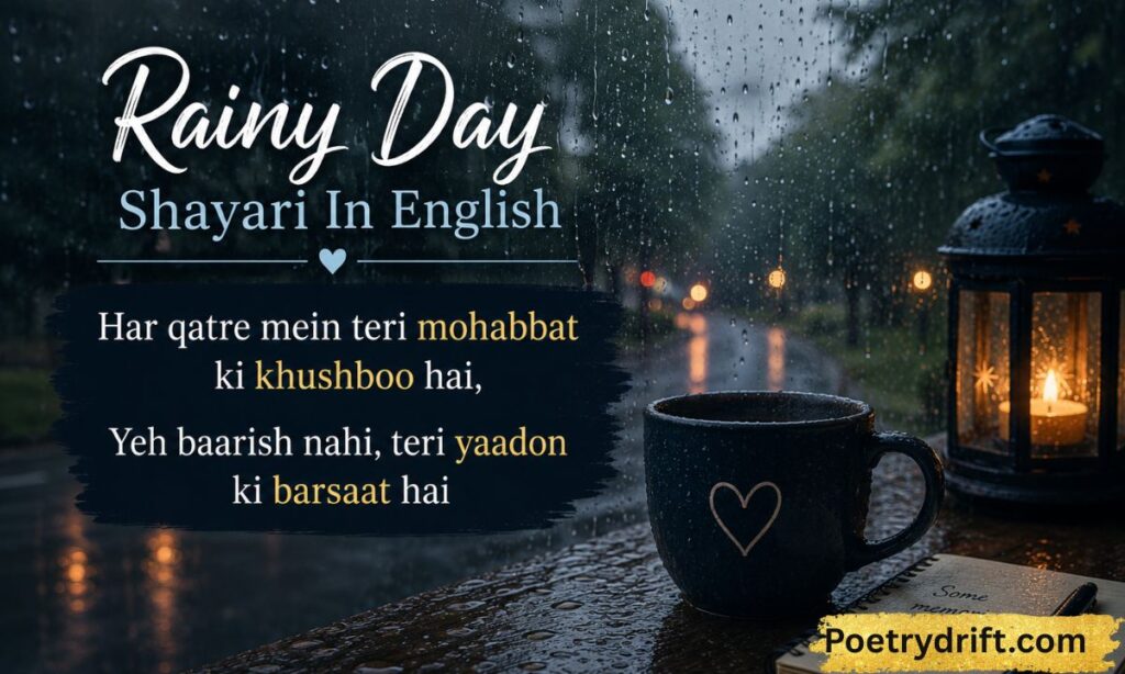 Rainy Day Shayari In English