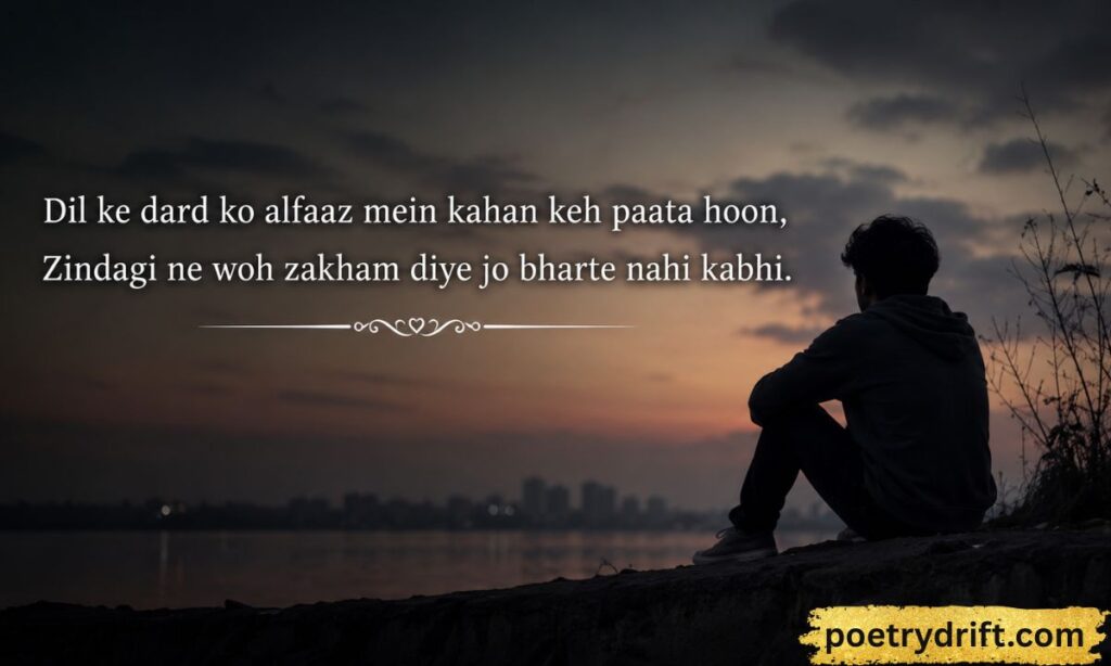 Sad Shayari in English 2 Lines