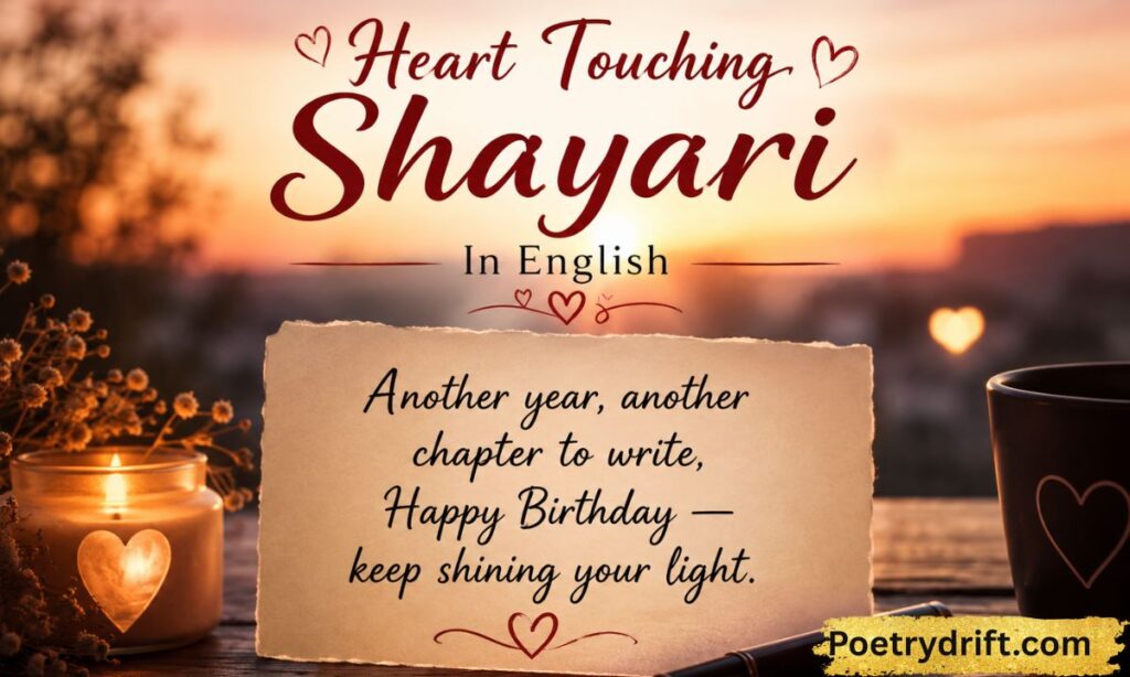 Short 2 Line Birthday Shayari in English