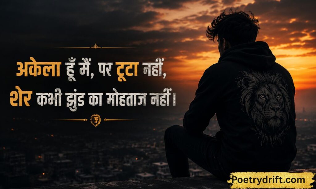 Single Boy Attitude Shayari