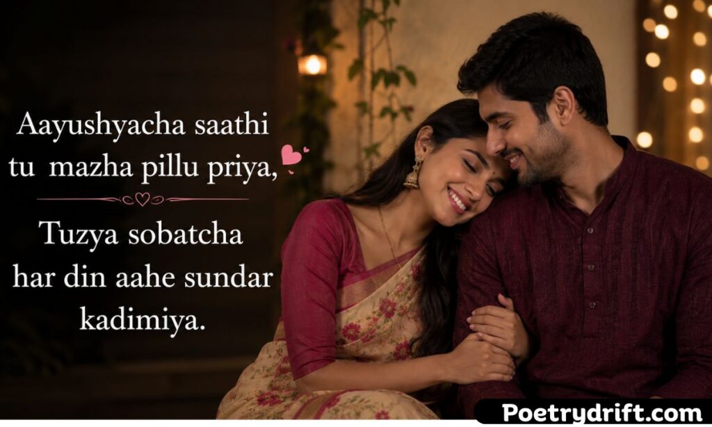 Pillu Love Shayari Marathi for HusbandAND