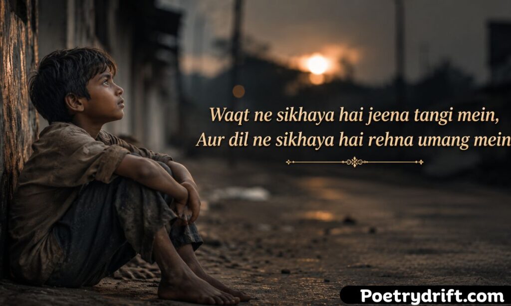 Waqt Garibi Status