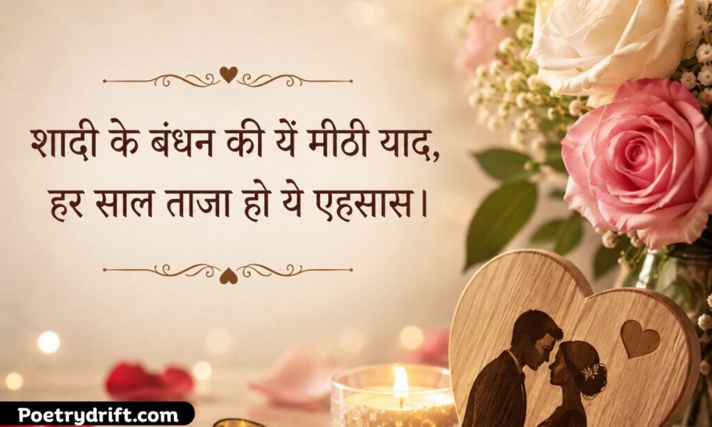 Wedding Anniversary Shayari