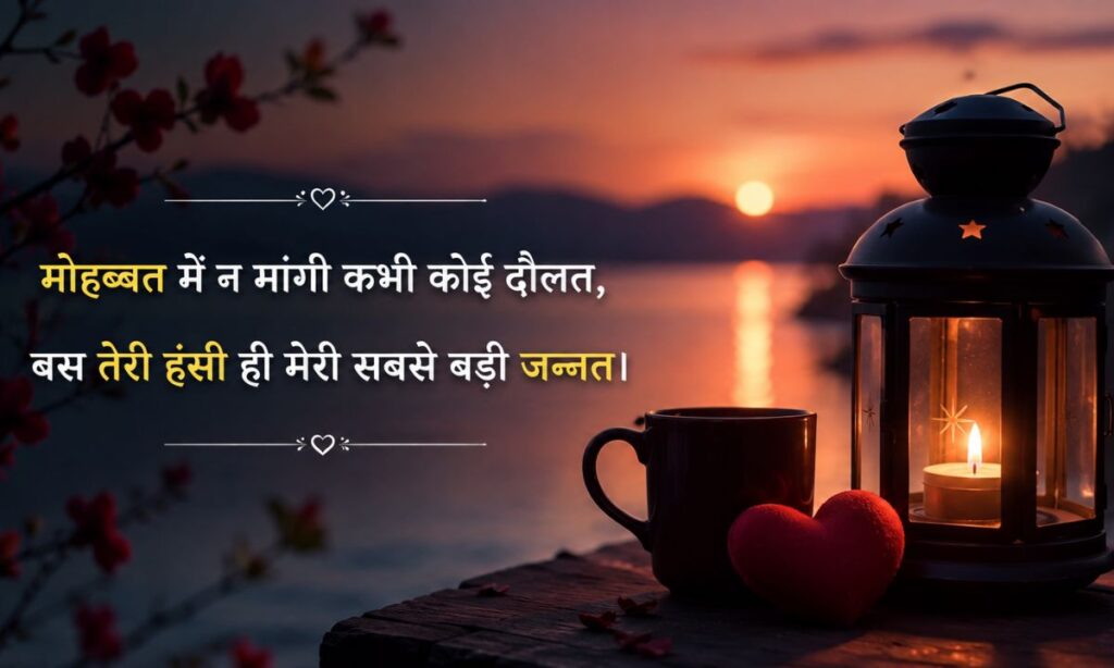 2 Line Love Shayari in English & Hindi