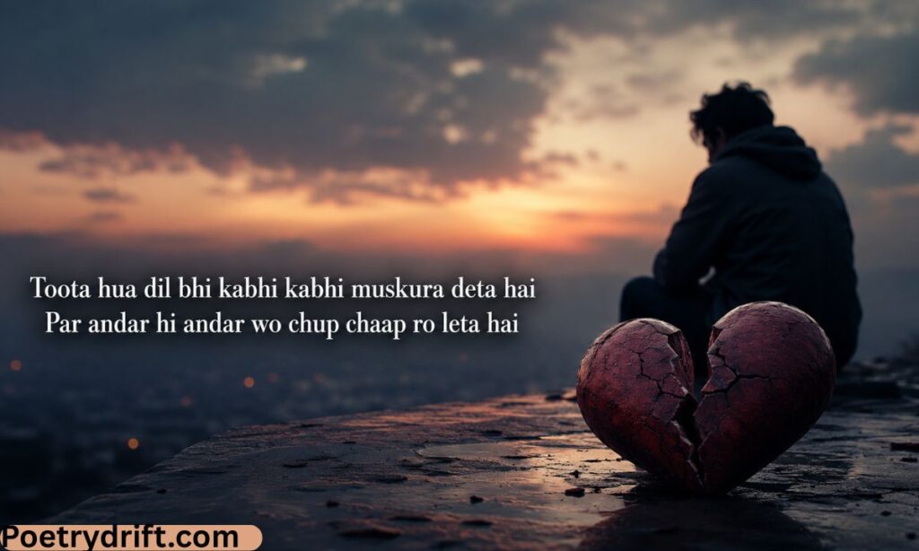 Broken Heart Shayari in English