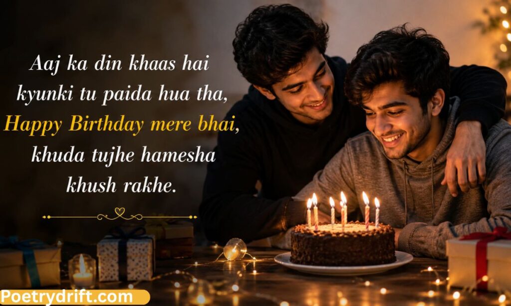 Brother Shayari in English Birthday