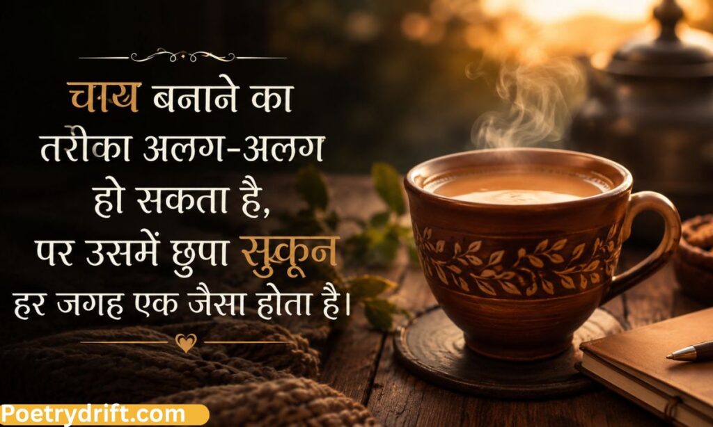 Chai Par Shayari in Hindi