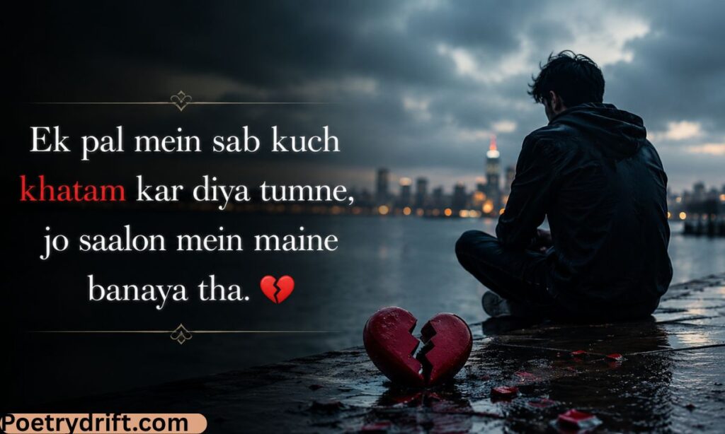Dil Tordnewali Shayari (Heartbreak) Dhoka Shayari Hindi