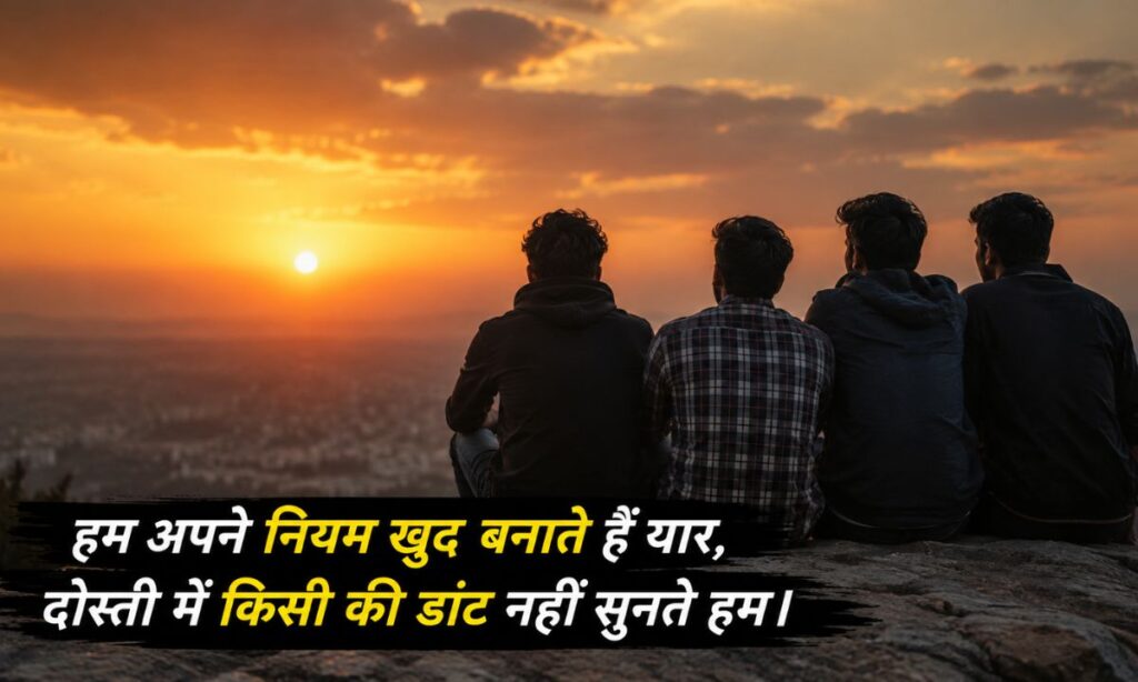 Dosti Attitude Shayari
