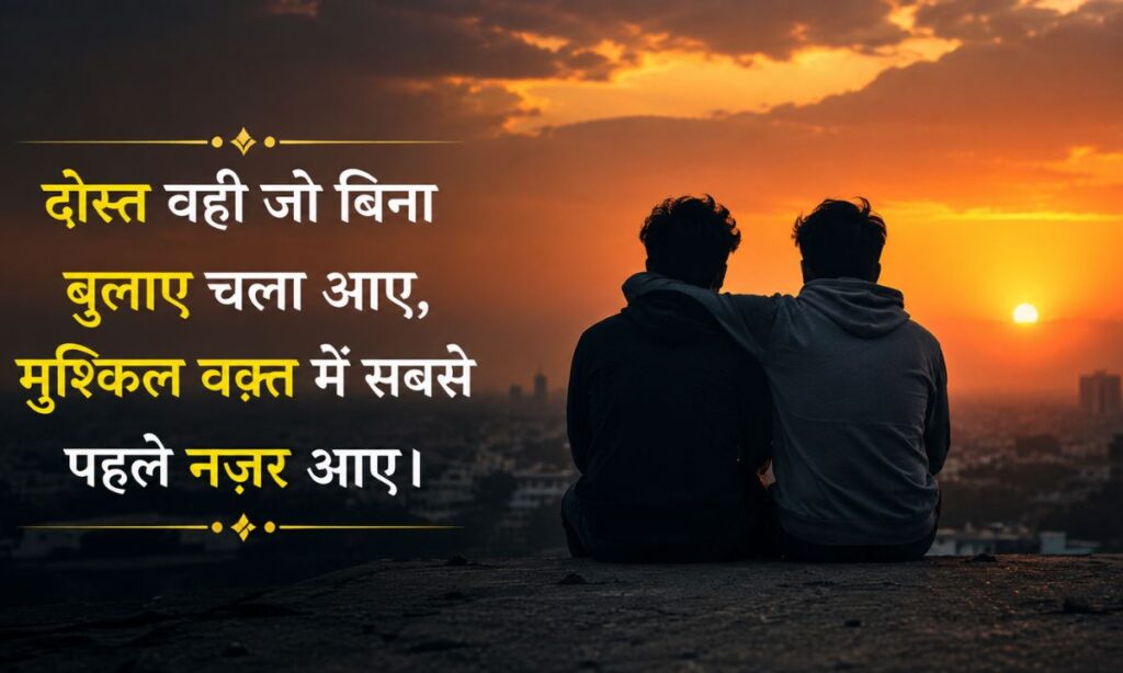 Dosti Attitude Shayari 2 Line
