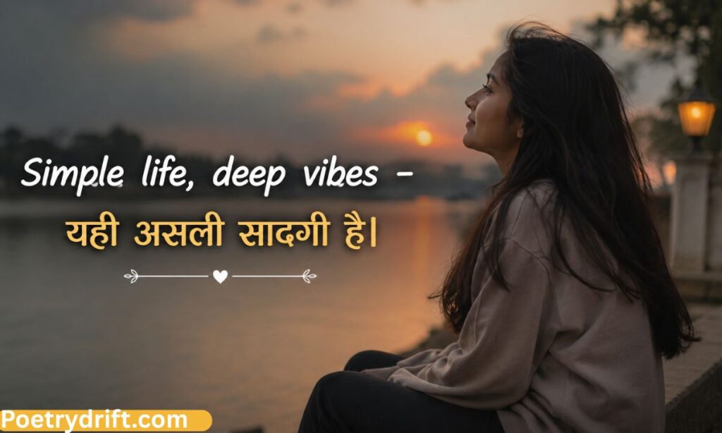English Mix सादगी Shayari – Modern Voice
