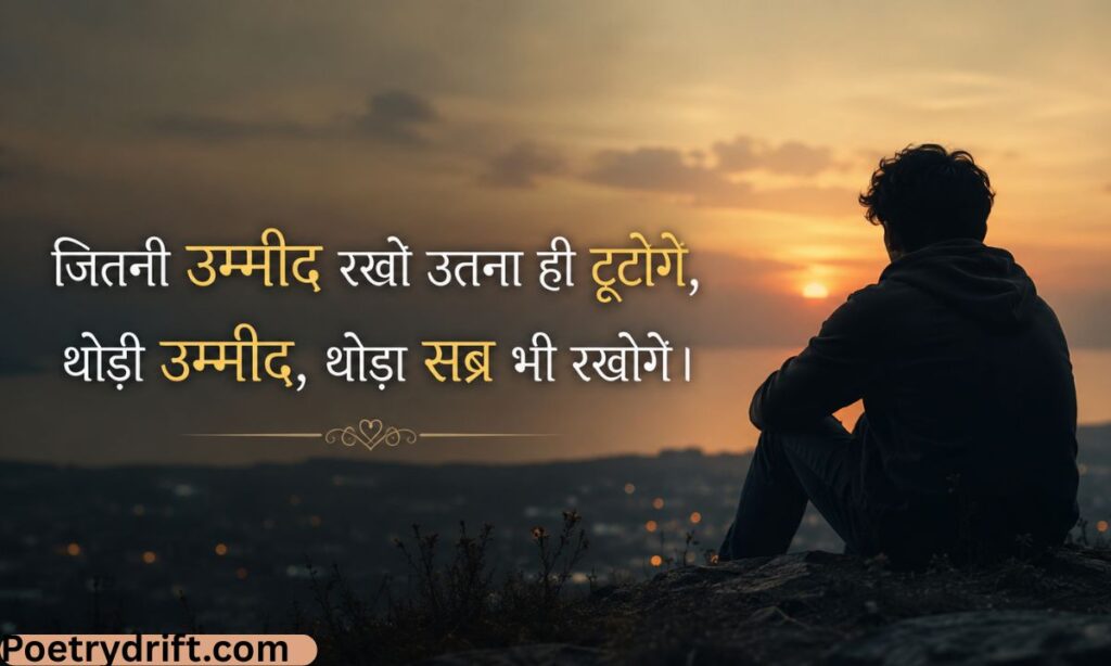Expectation Umeed Shayari in Hindi