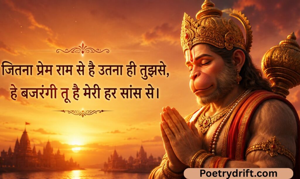 Hanuman ji Shayari love