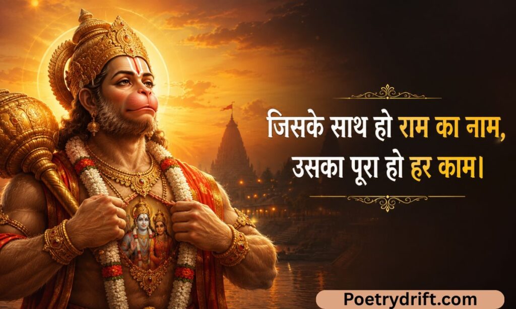 Hanuman ji shayari 2 line hindi