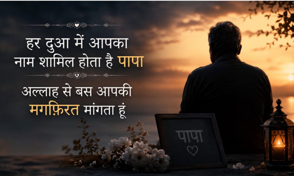 Heart touching Death Miss u Papa status🙏 (दुआओं और सलाम, मिस यू पापा स्टेटस)