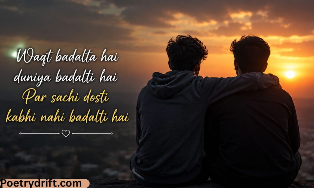 Heart touching best friend Shayari in English