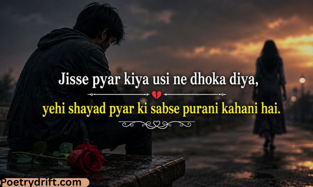 Pyar Me Dhoka Shayari in Hindi