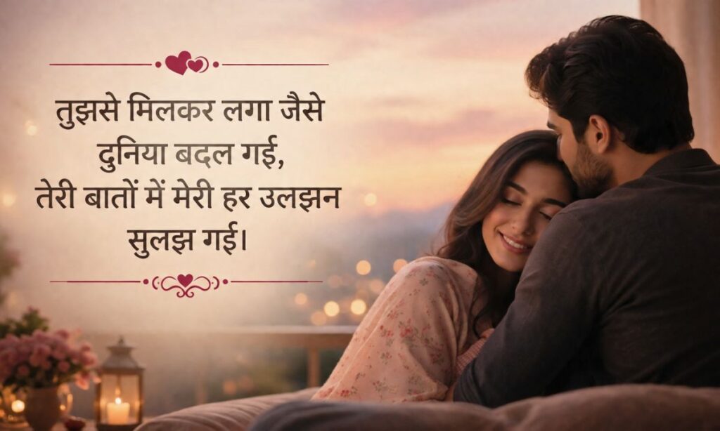 Romantic Husband Shayari for Wife