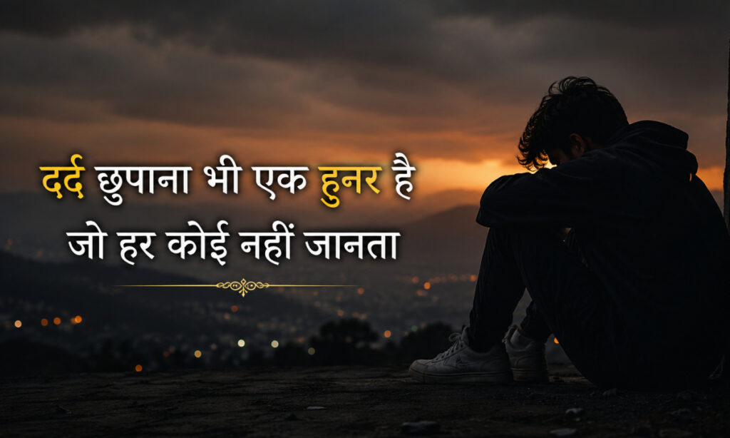 Sad Motivational Shayari Status