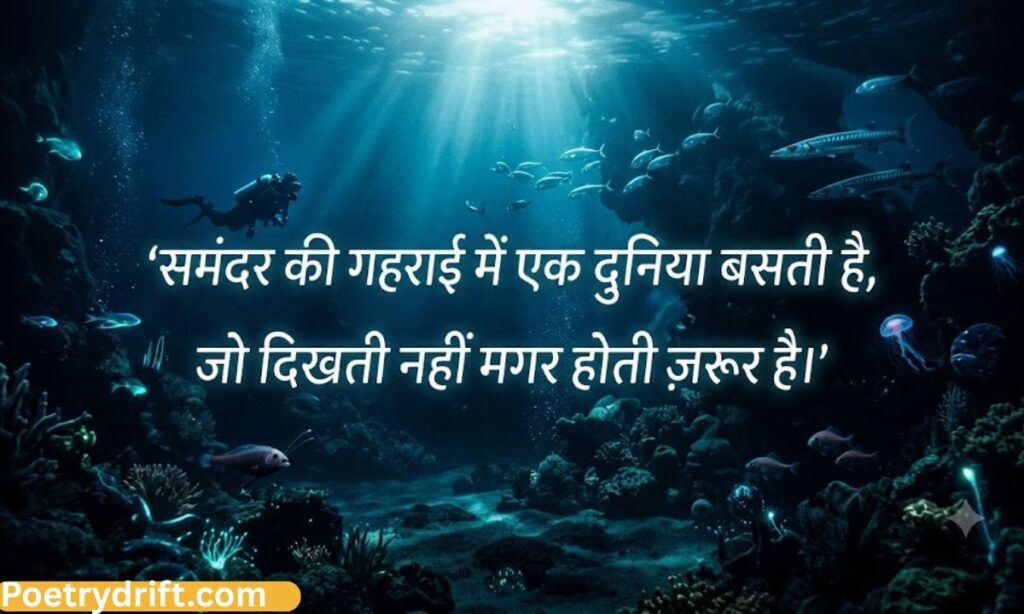 Samandar Ki Gehrai Shayari