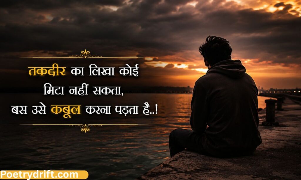 तकदीर किस्मत शायरी
