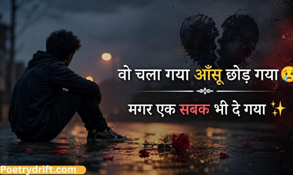 Breakup Shayari in Hindi with Emoji