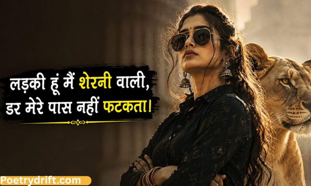 Dabang shayari in hindi for girl