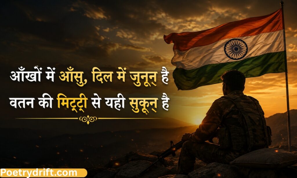 Emotional Attitude Desh Bhakti Shayari in Hindi