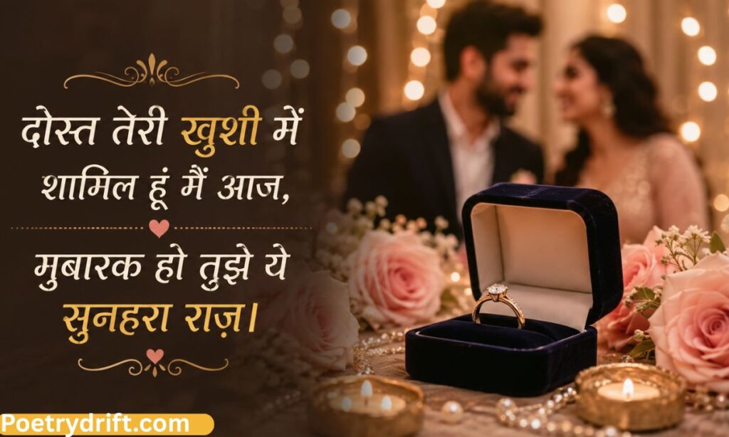 Engagement Shayari for Best Friend in Hindi