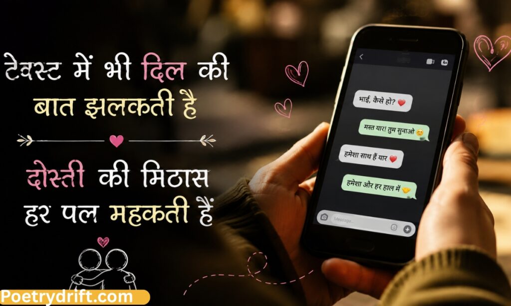 Friendship Shayari in Hindi Text – फ्रेंडशिप शायरी हिंदी टेक्स्ट