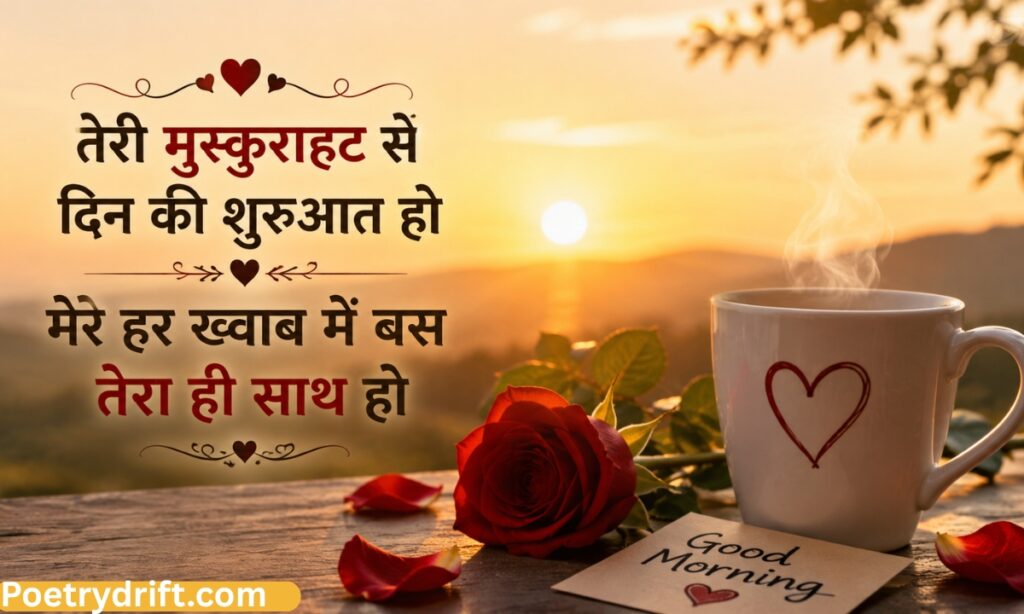 Good Morning Love Shayari in Hindi
