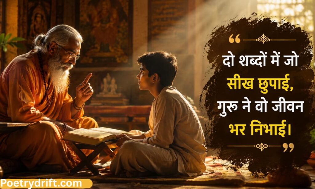 Guru ke liye do line