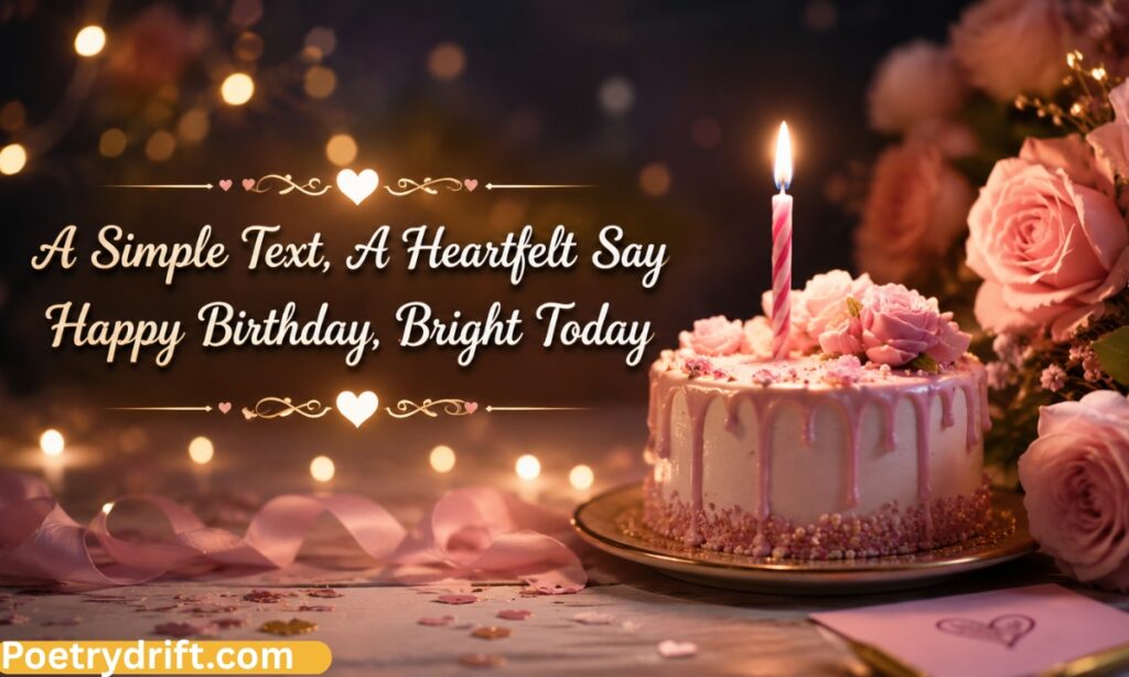 Happy Birthday Shayari English Text