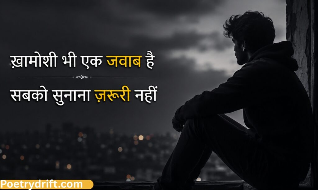 Heart touching shayari status attitude