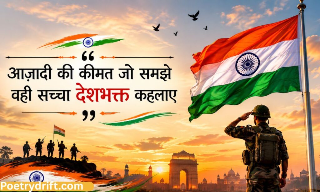 Independence Day Shayari in Hindi