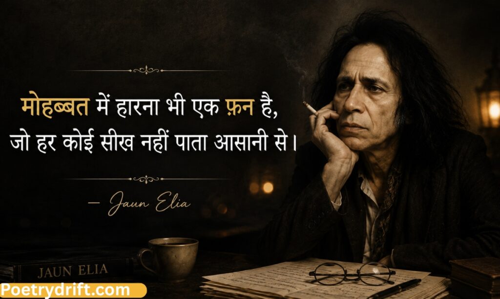 Jaun Elia Best Shayari on Love